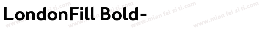 LondonFill Bold字体转换